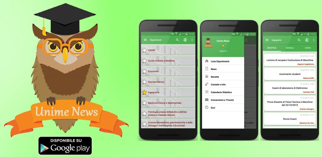 UNIME NEWS – Le notifiche di Unime, direttamente sul tuo smartphone