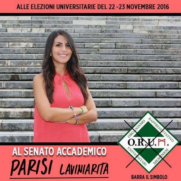 Corsa al Senato- Laviniarita Parisi- UniversoMe