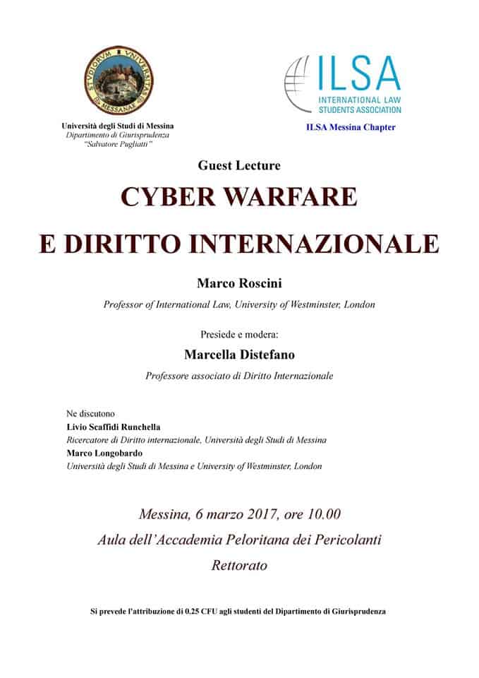 Cyber warfare e diritto internazionale