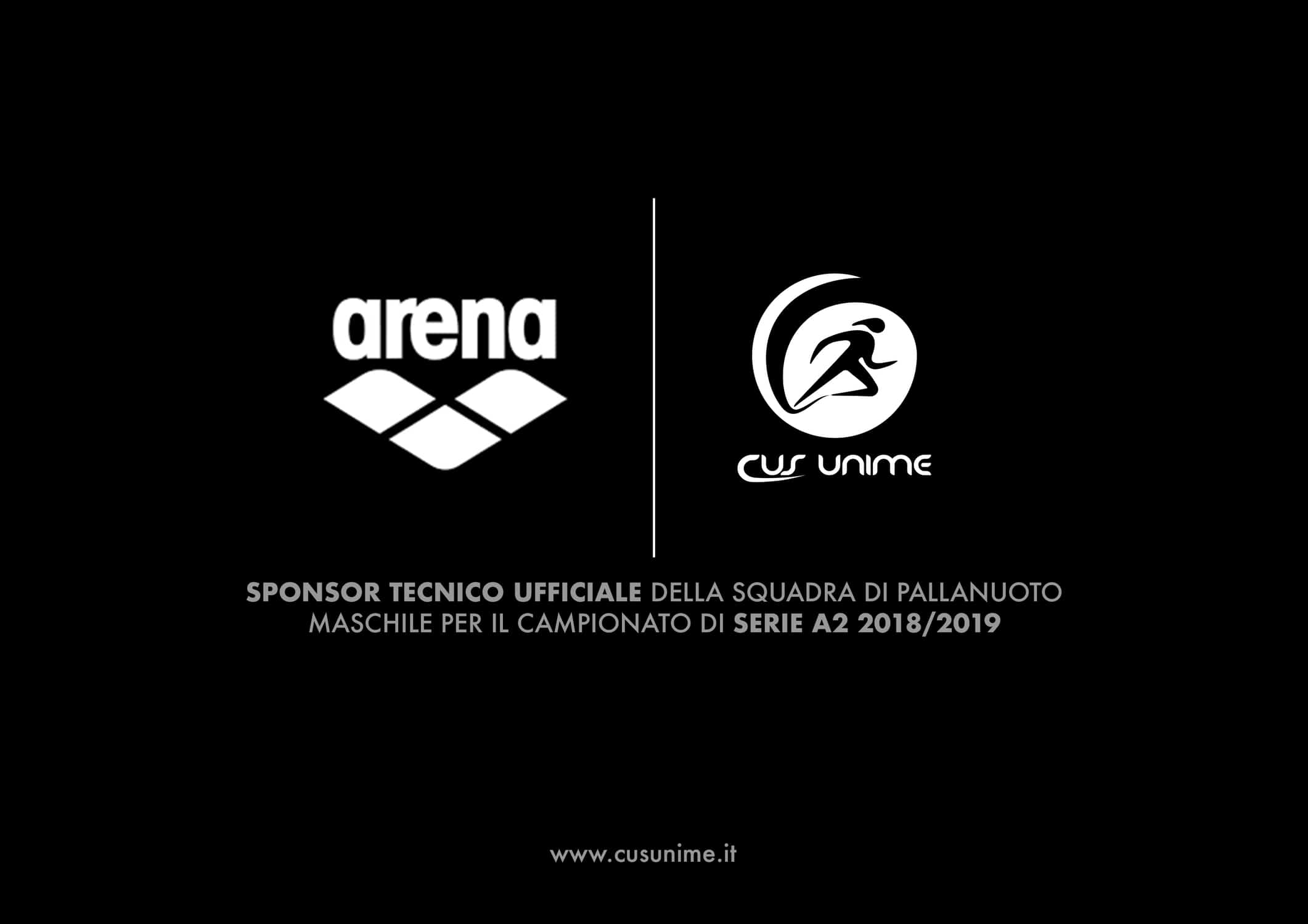 Il marchio sportivo Arena nuovo sponsor tecnico della squadra di Serie A2 del CUS UniMe