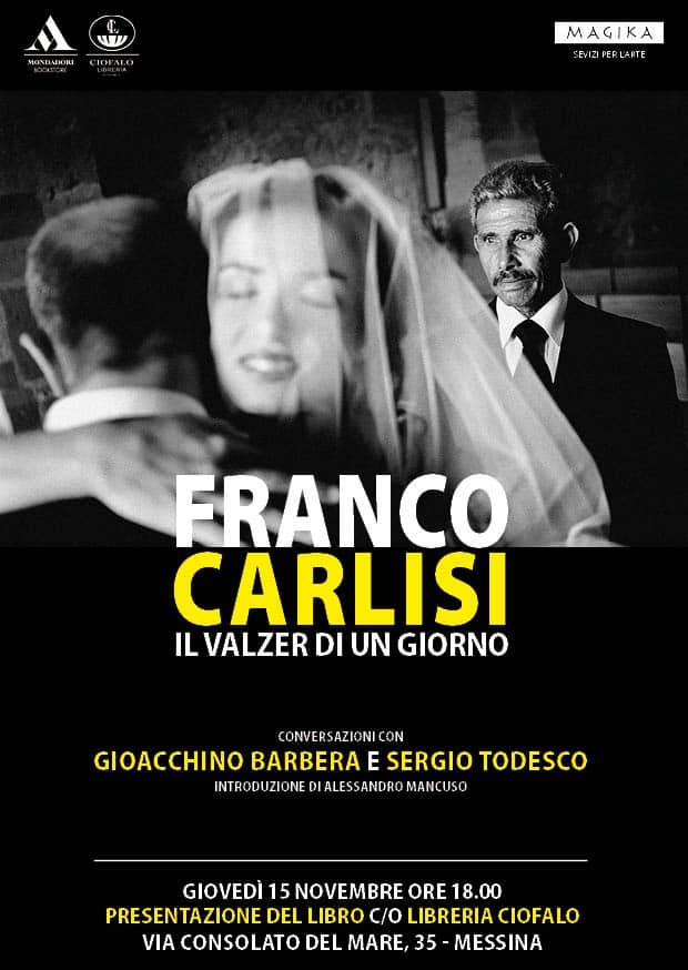 Il fotografo Franco Carlisi alla libreria Ciofalo