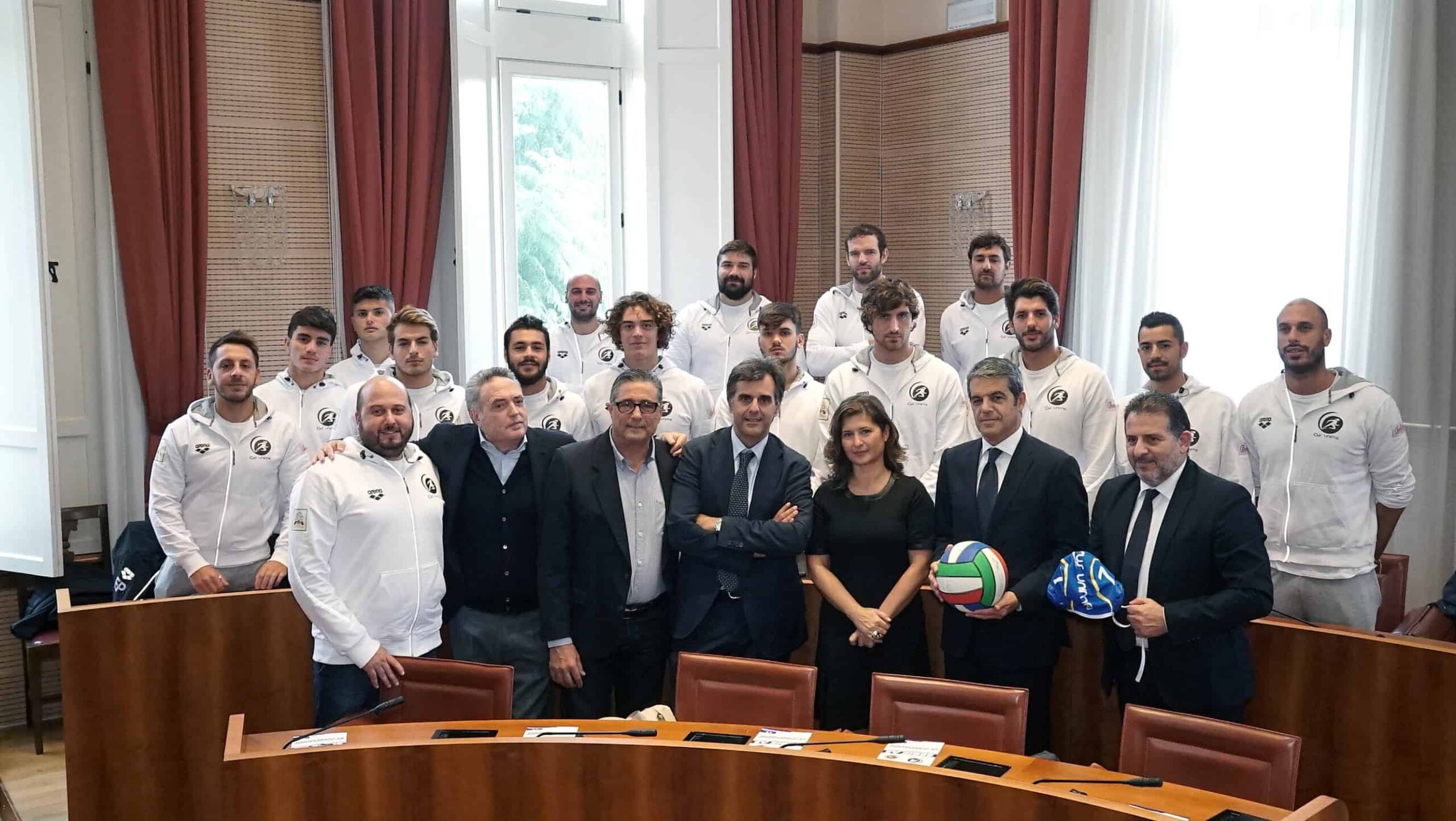 Presentata stamani la squadra di Pallanuoto di Serie A2 del CUS Unime