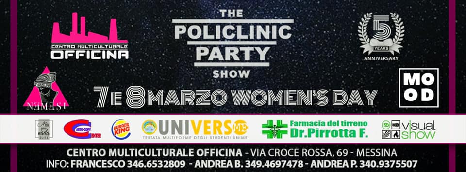 Quinto anniversario del Policlinic Party