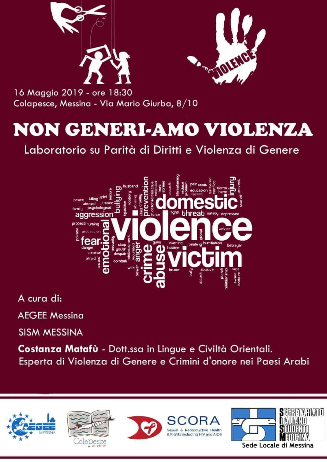 Sensibilizzare sulla violenza di genere con “NON GENERI-AMO VIOLENZA”