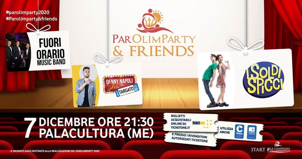 Parolimparty&Friends: insieme a I Soldi Spicci per lanciare il Parolimparty 2020