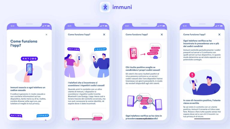 Analisi funzionamento App Immuni