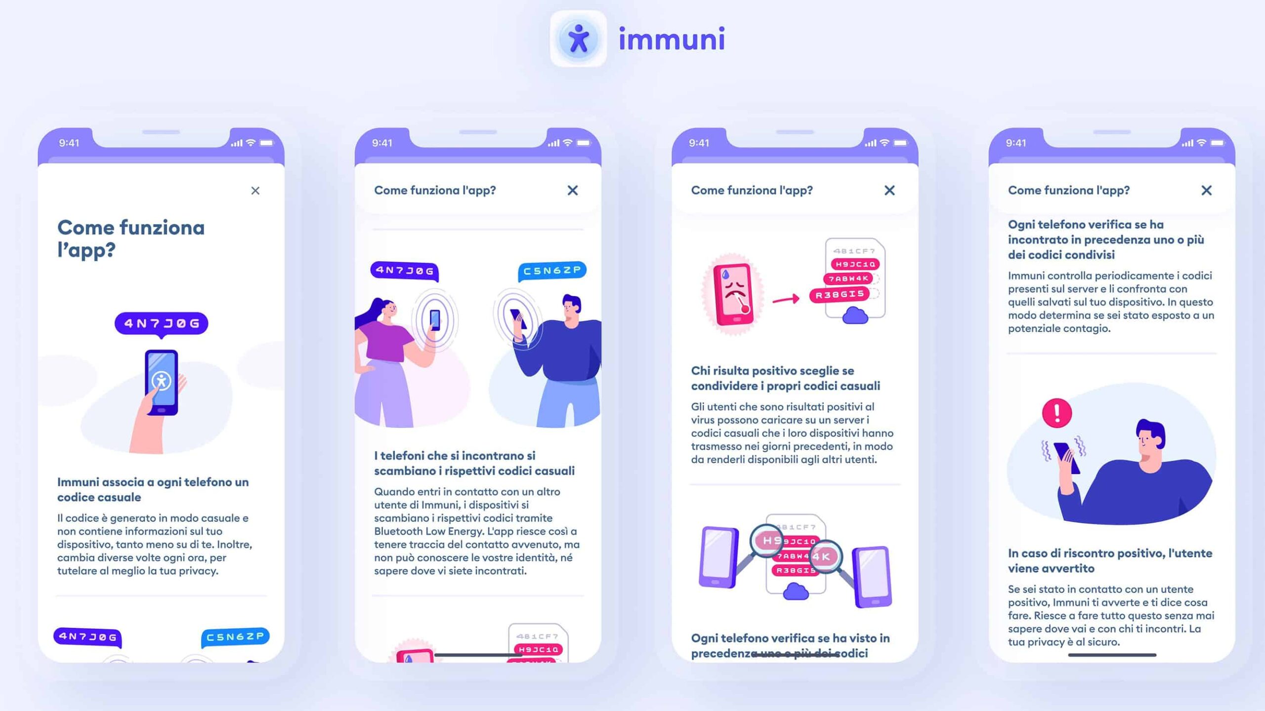 App Immuni, analisi della documentazione: garantirà l’anonimato, le immagini ufficiali