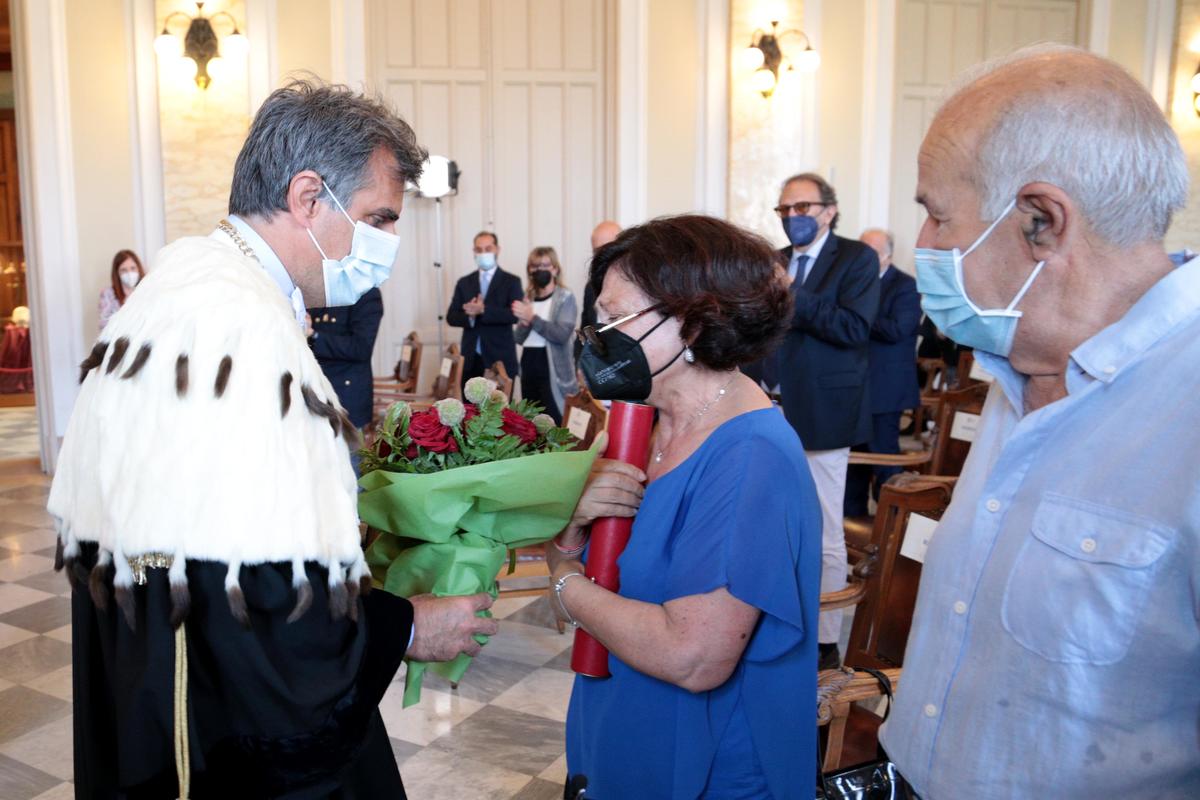 Cerimonia di laurea in memoria di Lorena Mangano