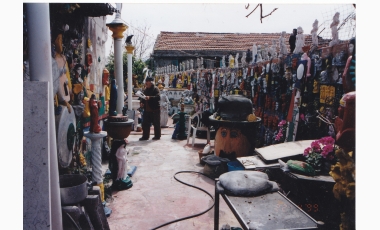 L'interno della casa del Puparo. Fonte: Le Scalinate dell'Arte. Credits: Dall'Archivio Sovrintendenza per i BB.CC.AA. di Messina (1999)