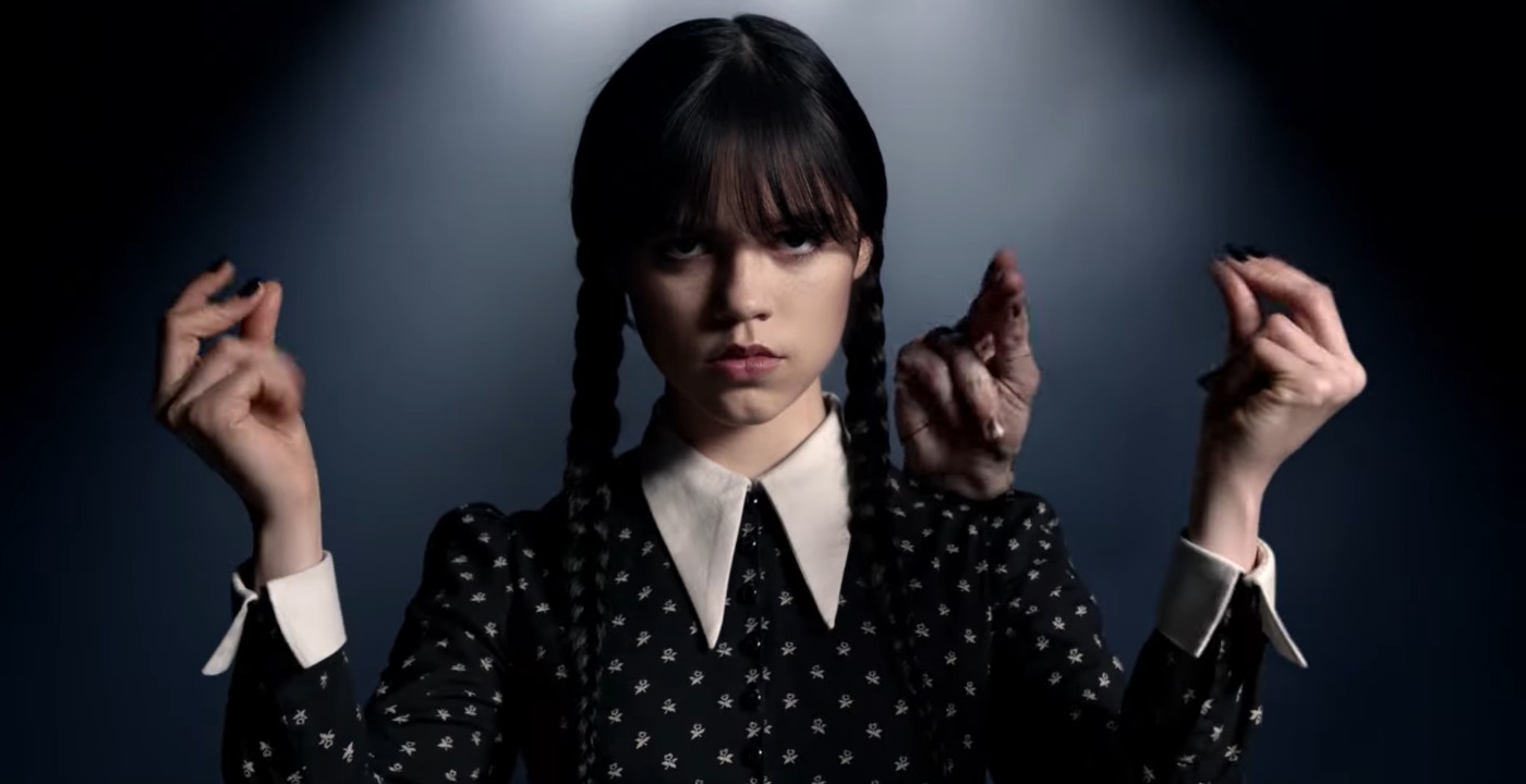 Jenna Ortega nei panni di Mercoledì Addams