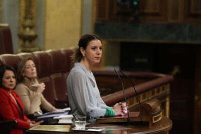 La ministra delle Pari opportunità Irene Montero