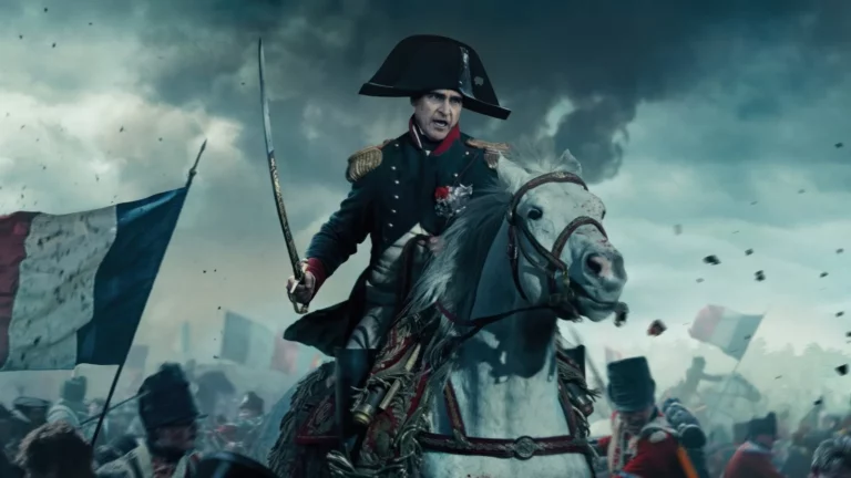 Napoleone e la sua Grande Armata in una scena del film