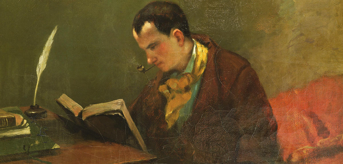 Ritratto di Charles Baudelaire, di Gustave Corubet, Musée Fabre, Montpellier