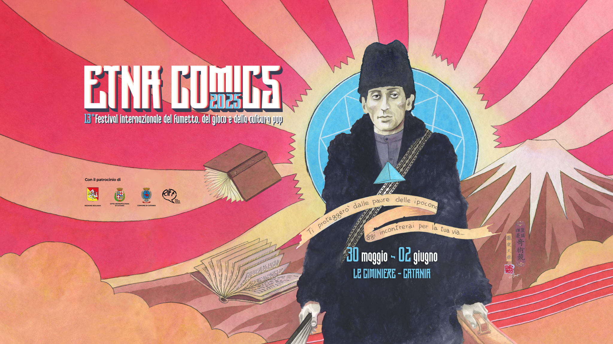 #SHOCKINMYTOWN: Tra fumetti, giochi e cultura pop, l’Anima di Battiato guida Etna Comics 2025