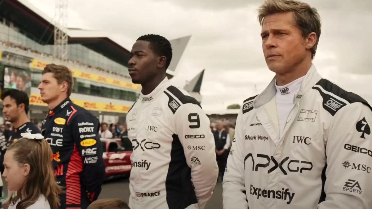 Brad Pitt e Damson Idris in "F1 - Il Film"