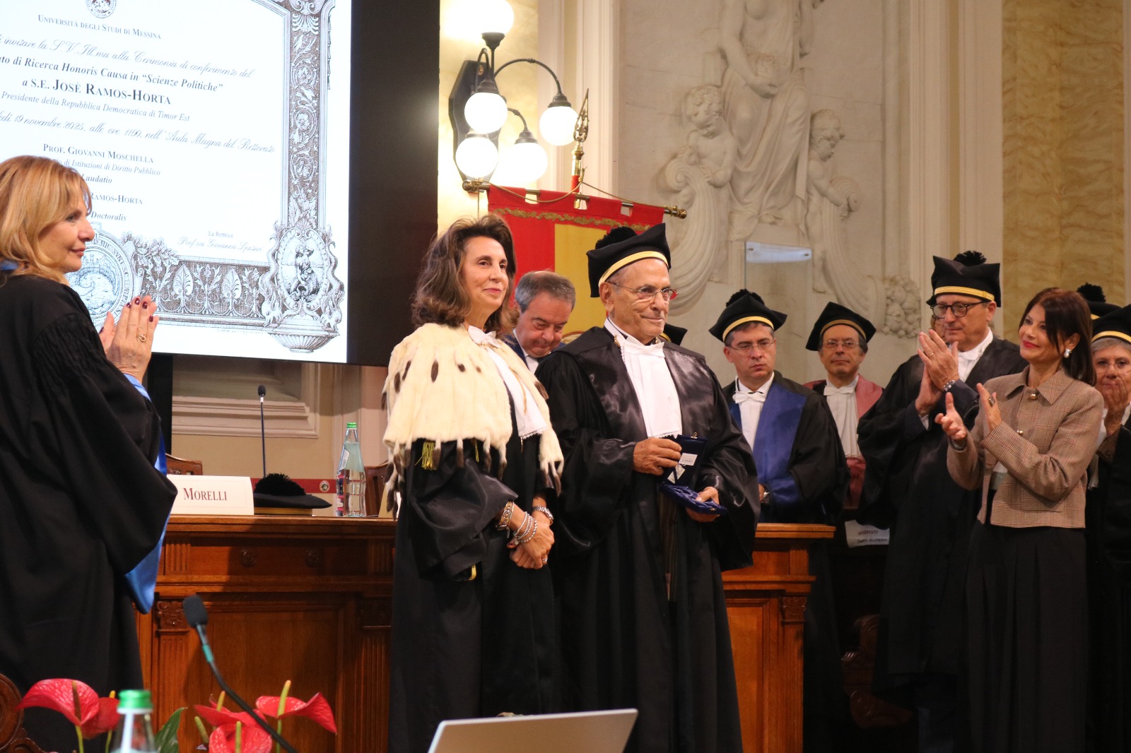 Dottorato di Ricerca Honoris Causa in “Scienze Politiche” a S.E. Josè Ramos-Hortas