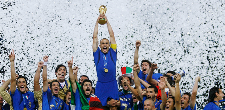 La vittoria del’Italia ai Mondiali del 2006
