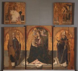Antonello da Messina, Polittico di San Gregorio, 1473, tempera grassa su tavola, 194x202 cm, Museo regionale Messina
